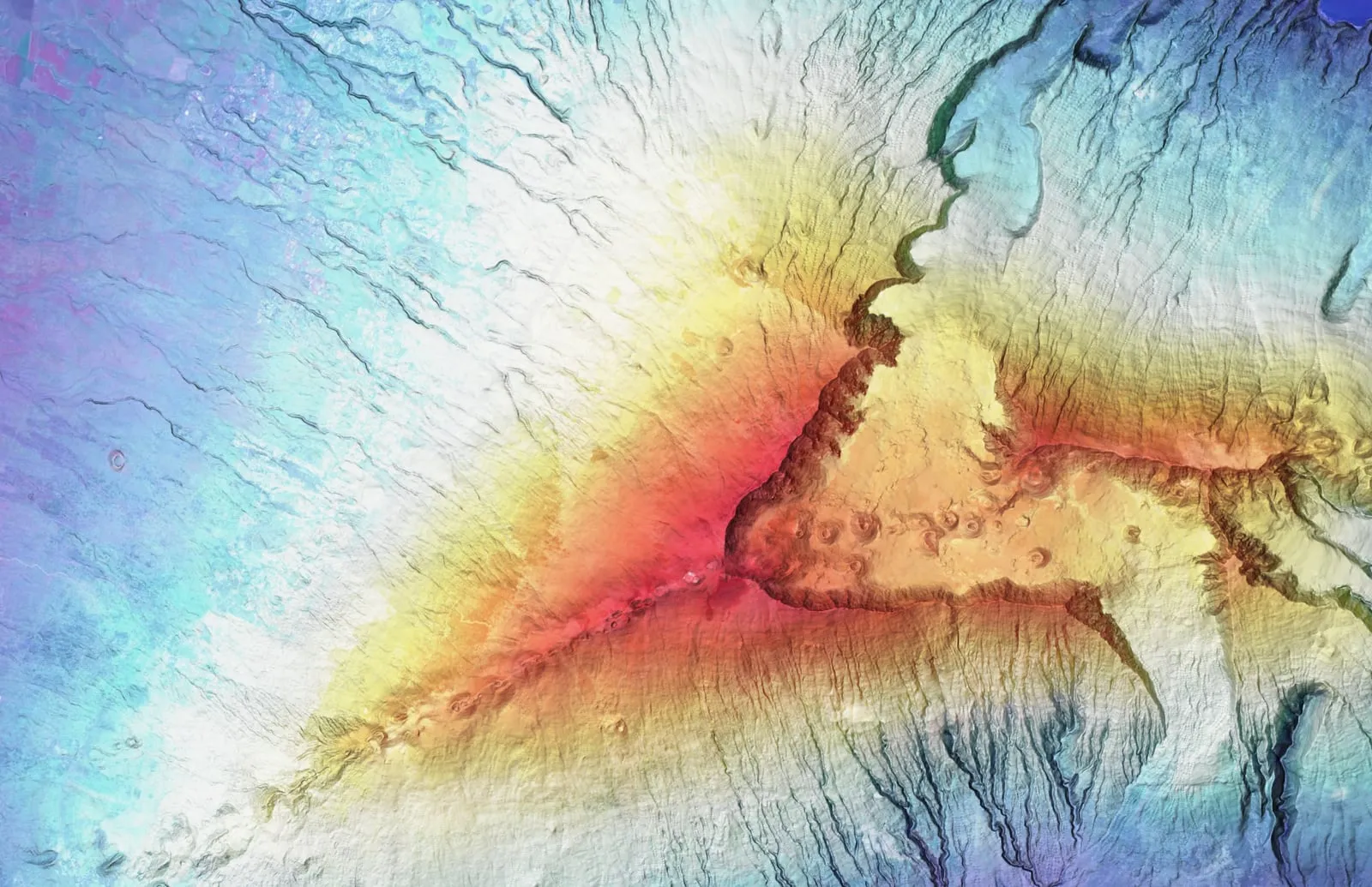Digital elevation model of Maui.
